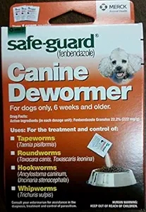 Safe-Guard Canine Dewormer For Dogs Only, 6 Weeks and Older, 9 Pouches Total(3 Packages with 3 Pouches each)