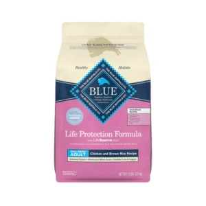Blue Buffalo Life Protection Formula Natural Adult Small Breed Dry Dog Food, Chicken and Brown Rice 5-lb Trial Size Bag