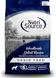 NutriSource Adult Dry Dog Food, Small Bites, Chicken and Rice, 4LB
