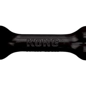 KONG - Extreme Goodie Bone - KONG's Most Durable Natural Rubber Dog Bone for Power Chewers - Black - For Large Dogs