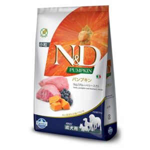 Mini Lamb & Blueberry Grain Free Pumpkin Dog Food by Farmina