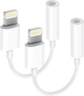 For iPhone Audio Cable Adapter 8 Pin to 3.5mm AUX Audio Car Adapter