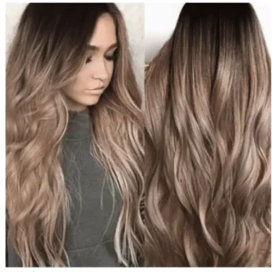 Korean Silk Gradient Long Curly Hair Wig
