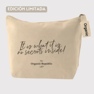 100% organic cotton toiletry bag