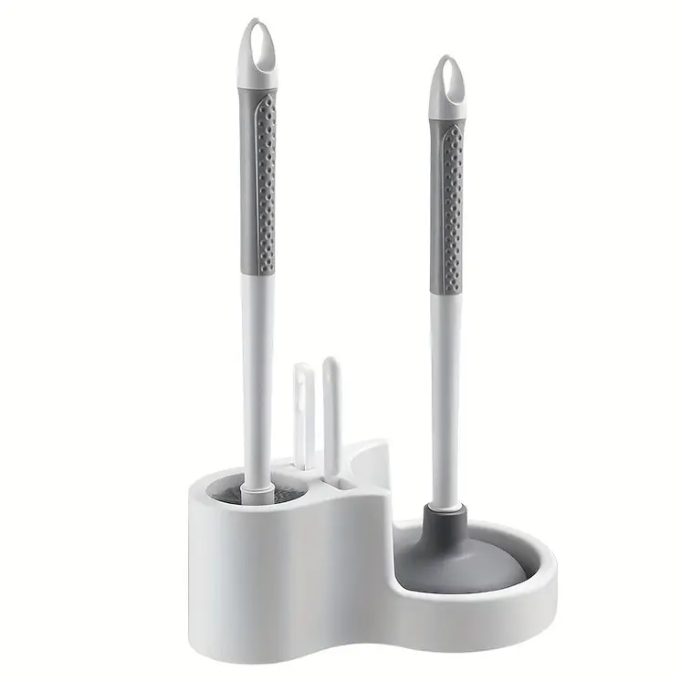 4-in-1 Wall-Mounted Toilet Brush Set  Instant pus  Available for marketplace