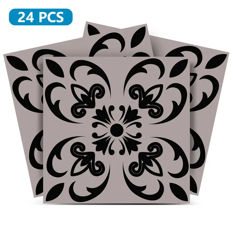 Gray and Black pattern dark Backsplash for background renovation Tiles Model – SB29