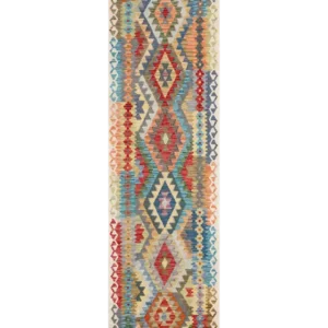 Maimana Kilim Runner - 303 x 82 cm