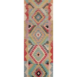 Maimana Kilim Runner - 286 85 cm