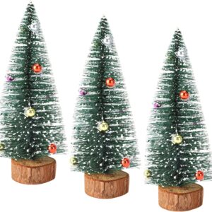 Simulation Christmas Tree Set with Led Copper Wire Lights - 1set 3pcs -